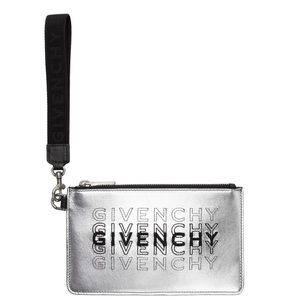 Givenchy Silver Strap Pouch